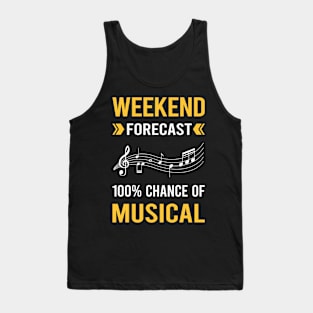 Weekend Forecast Musicals Musical Tank Top